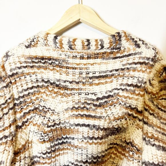 Ulla Johnson Greta Alpaca Blend Cardigan Marled Knit Medium - Picture 9 of 15